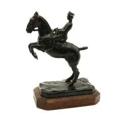 Roger de Minvielle, Untitled, an equestrian bronze presentation trophy