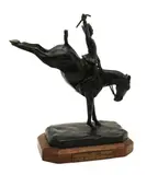Roger de Minvielle, Untitled, an equestrian bronze presentation trophy