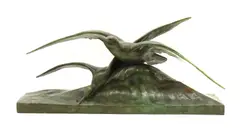 Georges H Laurent, Untitled, patinated bronze