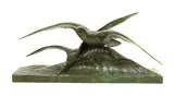 Georges H Laurent, Untitled, patinated bronze