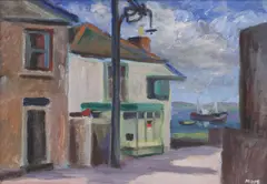 Marjorie Mort, Untitled, oil on canvas board 26 x 36cm