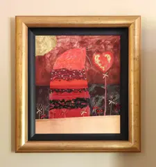 Govinder Nazran, Untitled, embellished giclee on board