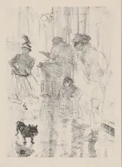 Henri de Toulouse-Lautrec, Untitled, Adrianni: 233) lithograph