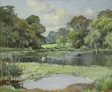 R... Green, Untitled, oil on board 49 x 59cm