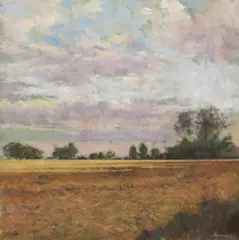 Christopher Glanville, Untitled, oil on canvas 57 x 57cm