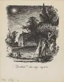 Edward Ardizzone, Untitled, pen and ink over pencil 28 x 21cm