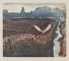 Robert Greenhalf, Untitled, both signed 'Robert R Greenhalf' in pencil l.r.