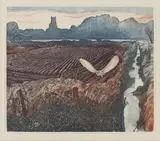 Robert Greenhalf, Untitled, both signed 'Robert R Greenhalf' in pencil l.r.
