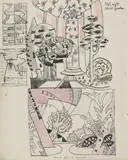 Albert Wainwright, Untitled, c.1930s watercolour and pen 23 x 18cm