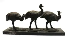 Emmanuel Frémiet, Untitled, on a veined marble base