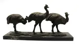 Emmanuel Frémiet, Untitled, on a veined marble base