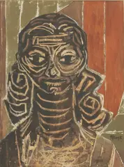 Marek Żuławski, Untitled, mixed media on paper 35 x 26cm .