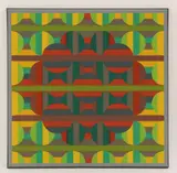 Roy Osborne, Untitled, acrylic and alkyd on canvas 80 x 80cm .