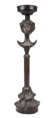 Alberto Giacometti, Tête de Femme Table Lamp, circa 1937, patinated bronze
