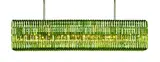 Georg Baldele, Horizontal Glitterbox, Ceiling Lamp, glass and chrome plated brass