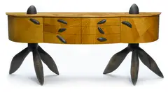 Buffet by Wendell Castle, 1997, Satinwood and bronze, offered Oct 2015