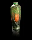Daum Nancy, A Soufflé Landscape Vase