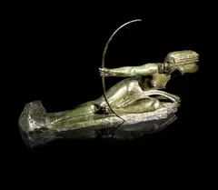 'Penthesilia, Queen of the Amazons' a Patinated Bronze by Marcel-André Bouraine, circa 1925, 'Penthesilia, Queen of the Amazons' a Patinated Bronze, circa 1925, sold Jun 2014