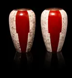 Jean Dunand, A Pair of Vases