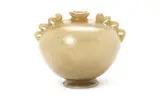 Napoleone Martinuzzi, A Pulegoso Twin-Handled Glass Vase