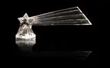 René Lalique, 'Comète', a Car Mascot, design 1925, clear polished glass