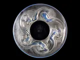 'Calypso' a Shallow Bowl, design 1930 by René Lalique, opalescent glass, frosted and polished, offered Jun 2014