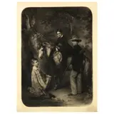 Antonie de Salomé, The Children of William Taylor Copeland, a pair, one signed and dated 'de Salome 1848' (lower right), the other signed and dated 'A de Salome/London 1847' (lower right) black chalk, each