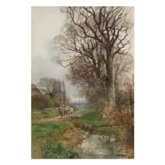 Henry Charles Fox, After the Days Work is Done