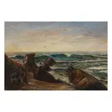 E. Carlyon, Coastal Scene