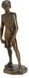 Wilhelm Hunt Diederich, David Standing with His Slingshot, patinated bronze