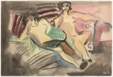 Pravoslav Kotík, Two Seated Young Woman