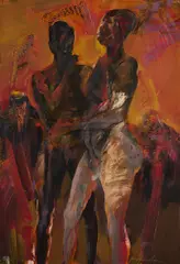Frantisek Mertl, Ohne Titel, Acryl auf Karton