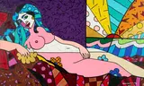 Romero Britto, "A New Day", 2005, Acryl auf Leinwand