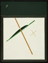 Edik (Eduard Arkadievich) Steinberg, Komposition, 1989, Öl auf Leinwand