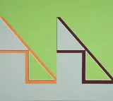 Paul Uwe Dreyer, "Horizonte 2", 1980, Öl auf Leinwand