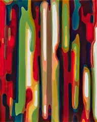 "Kato" by Peter Zimmermann, 2005, Epoxidharz auf Leinwand, sold Nov 2023