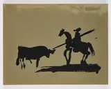 A los Toros avec Picasso by Pablo Picasso, 1961, Buch mit 4 eingebundenen Lithografien auf Bütten und Reproduktionen von Tuschezeichnungen. Im originalen Schuber, sold Oct 2023