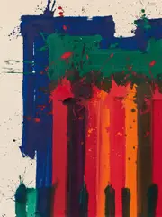 Markus Prachensky, "Poseidon Stomp", 1992, Acryl auf Leinwand