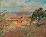 Charles Camoin, Ansicht von Saint Tropez