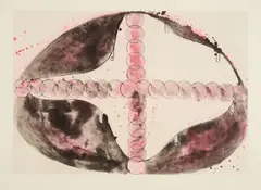 Mario Merz, Ohne Titel, 1993, Farbradierung auf Velin