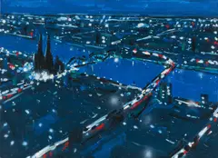 Franziskus Wendels, "Kölle", 1997, Öl auf Leinwand