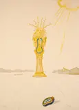 Daphne (Aus: "Time Suite") by Salvador Dalí, 1975/76, Farblithografie auf ARCHES (Wasserzeichen), sold Oct 2023