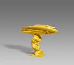 Laster by Tony Cragg, 2013, Acrylharz, in Sienagelb eingefärbt, sold Nov 2023