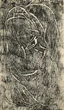 Christian Rohlfs, Kopf II, Um 1915, Holzschnitt auf Velin
