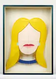 Tom Wesselmann, Blonde Kite, 1988, Multiple. Farbserigrafie und Filz auf Japan, Bambusstäbe und Schnur