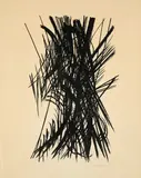 L 18 by Hans Hartung, 1957, Lithografie auf BFK RIVES (Wasserzeichen), sold Oct 2023