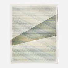 John Houck, Untitled #228, 83, 520 combinations of a 2x2 grid, 17 colors, 2015, creased archival inkjet print