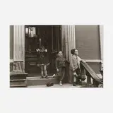 Helen Levitt, N.Y. (Three Kids with Masks)