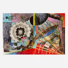 Robert Hudson, Untitled, 1979, mixed media collage on paper
