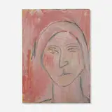 James Lechay, Portrait, oil on canvas